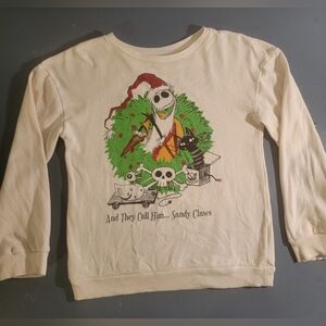 Disney Nightmare Before Christmas Sandy Claws Sweatshirt - Size Large